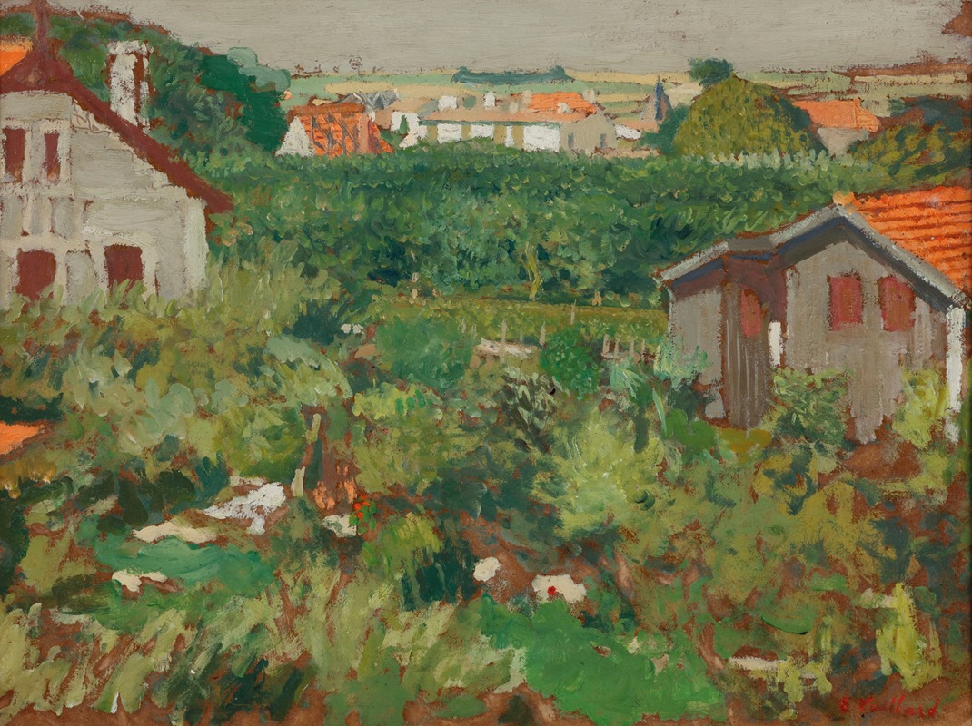 Édouard Vuillard - Maisonnettes dans un enclos