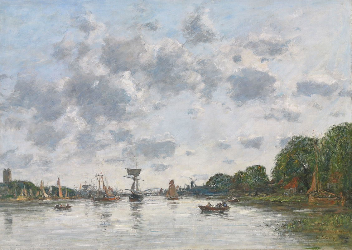 Eugène Boudin - La Meuse à Dordrecht