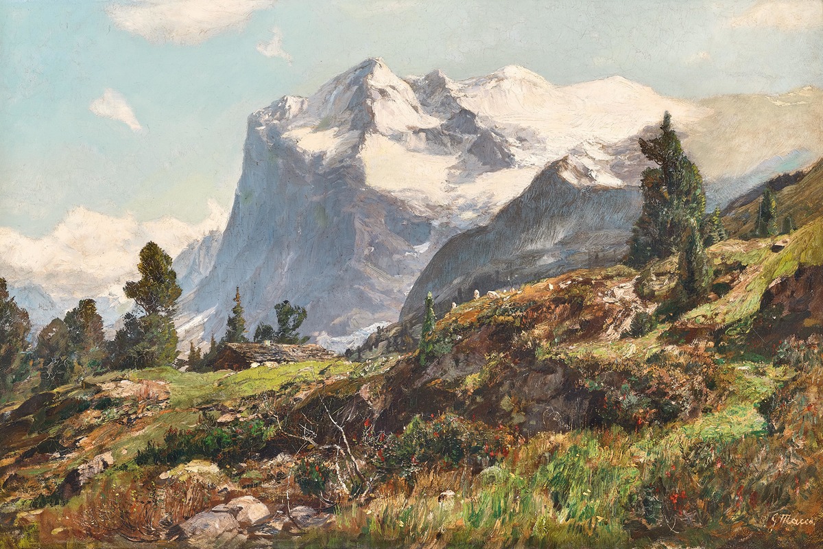 Georg Macco - Wetterhorn bei Grindelwald