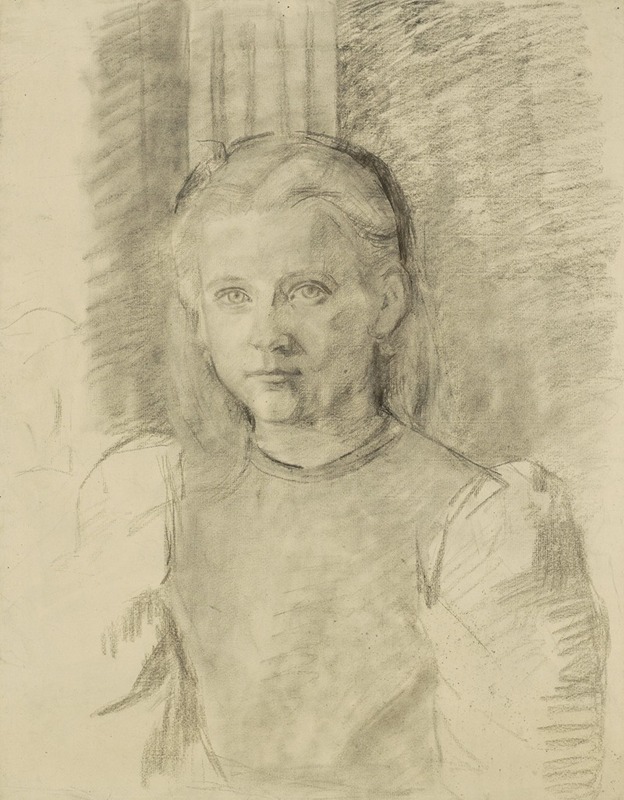Thérèse Schwartze - Portret van een jong meisje