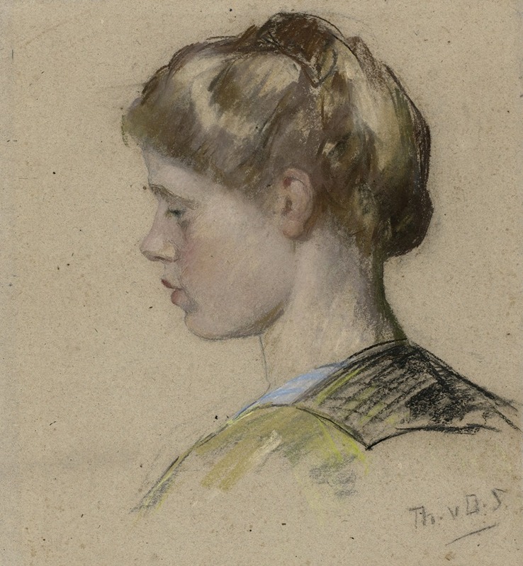 Thérèse Schwartze - Portret van een jonge vrouw