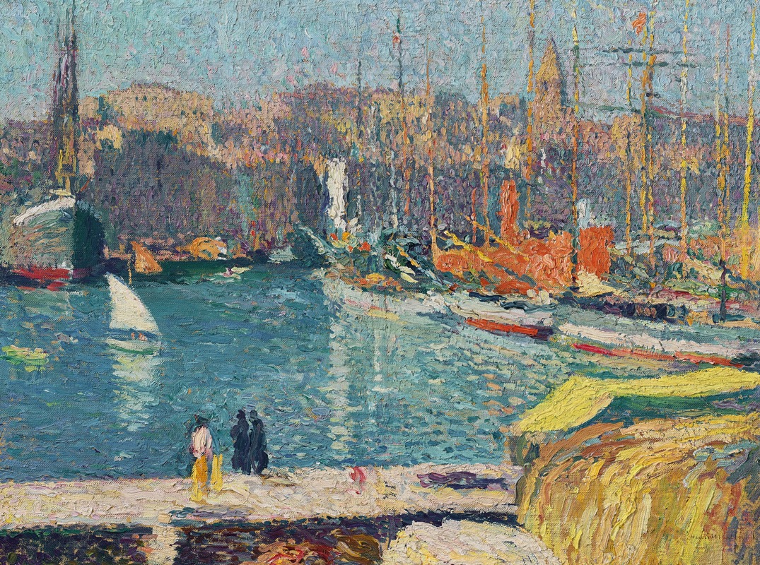 Henri Martin - Le vieux port de Marseille