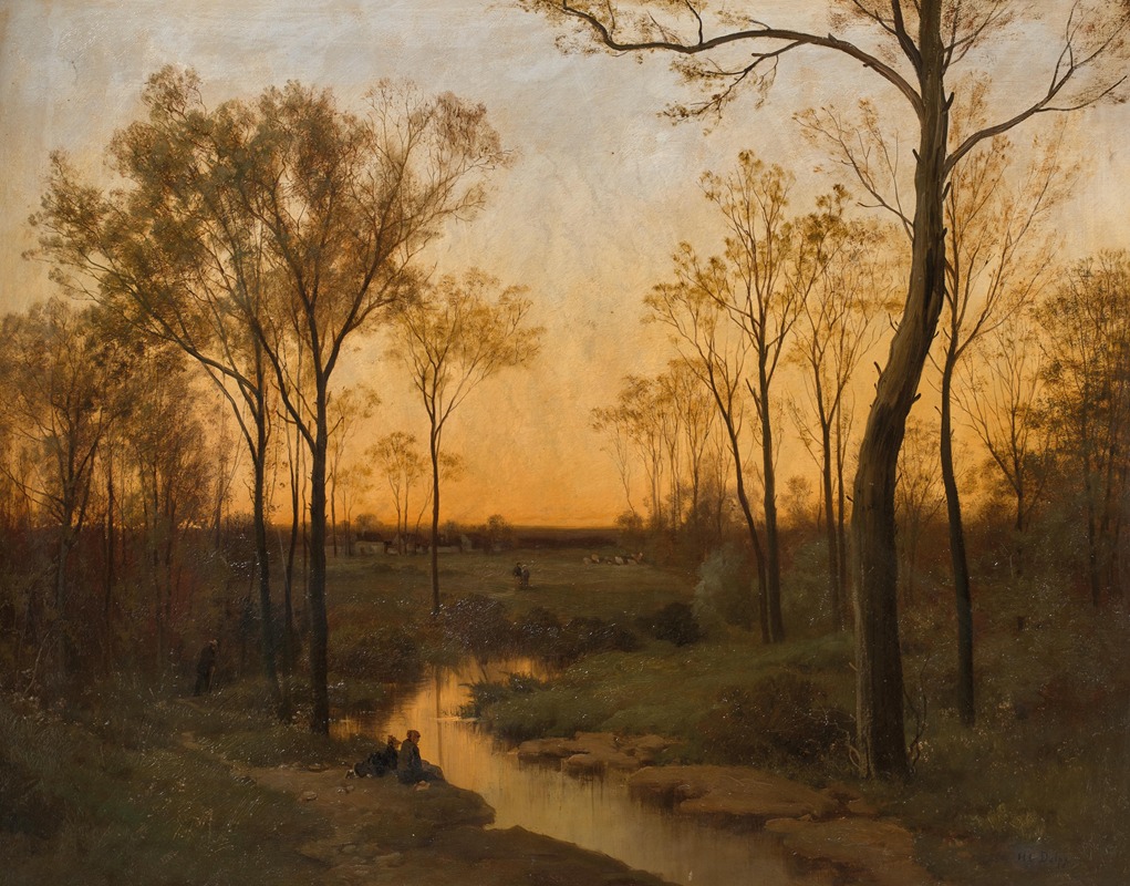 Hippolyte Camille Delpy - Sunset