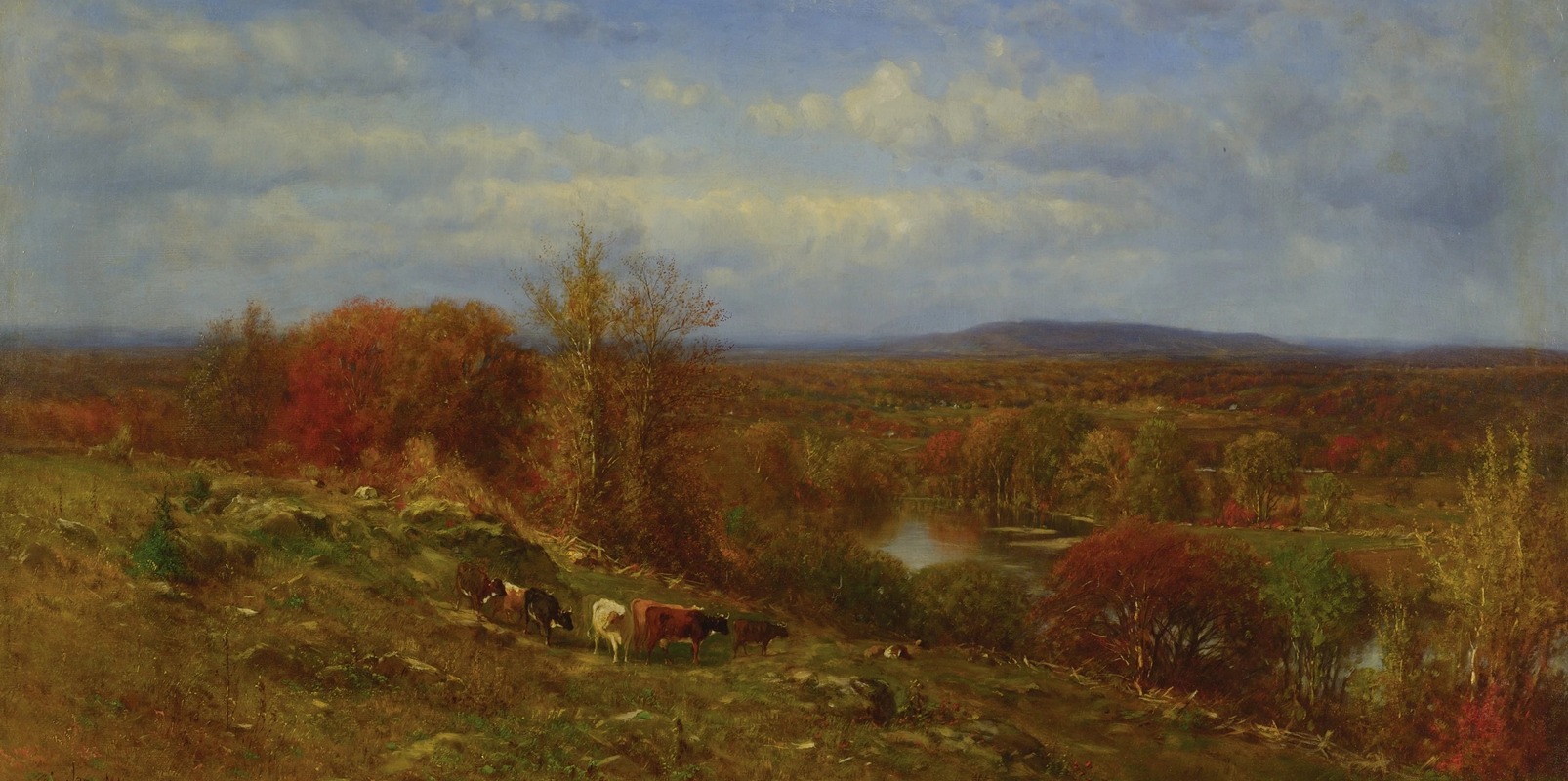 James McDougal Hart - Autumn Landscape