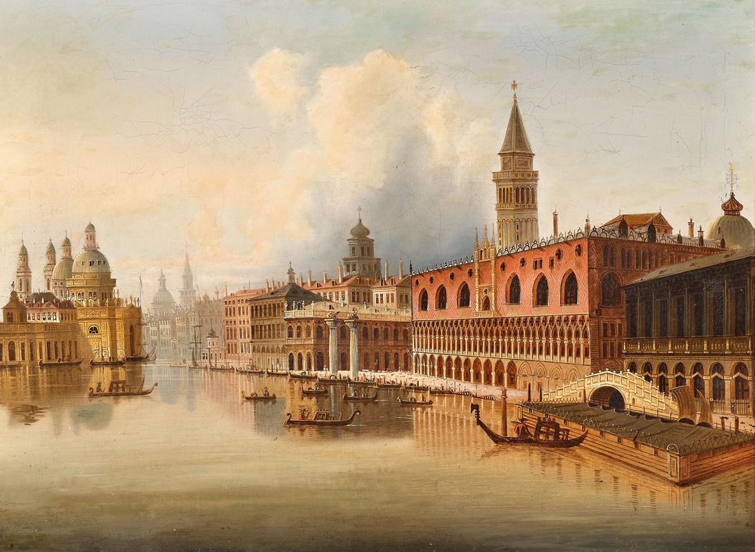 Johann Wilhelm Jankowsky - A Venetian scene