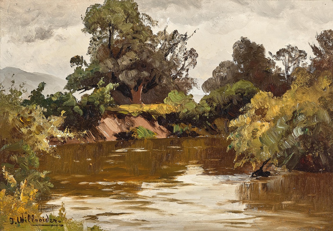 Josef Willroider - A river landscape