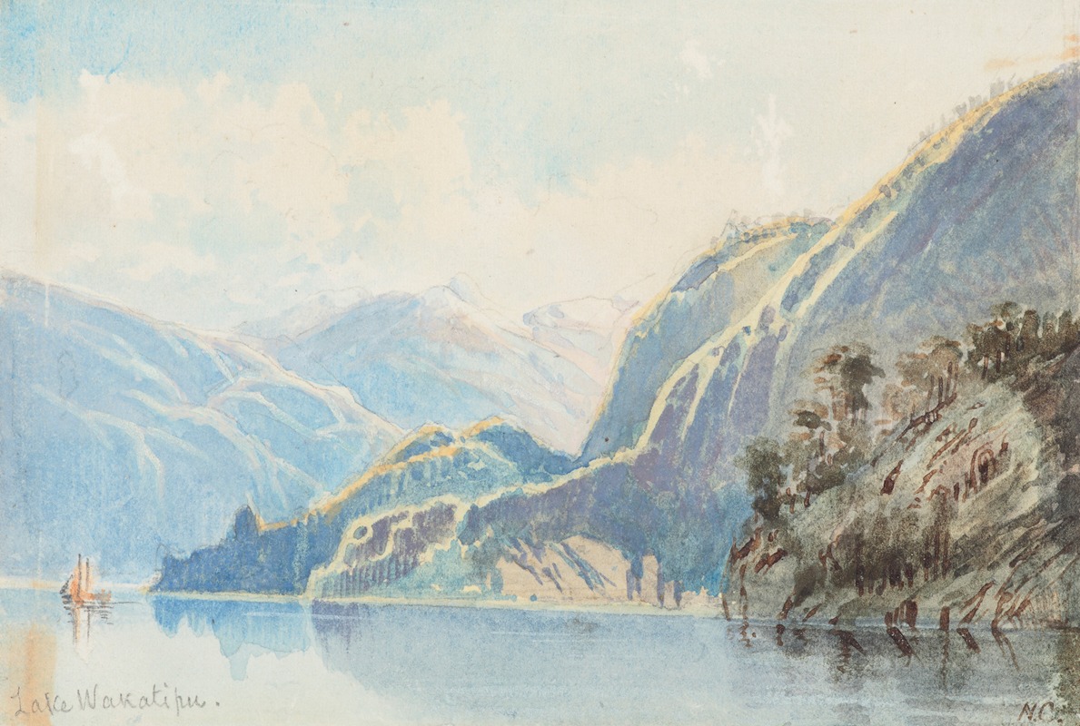 Nicholas Chevalier - Lake Wakatipu