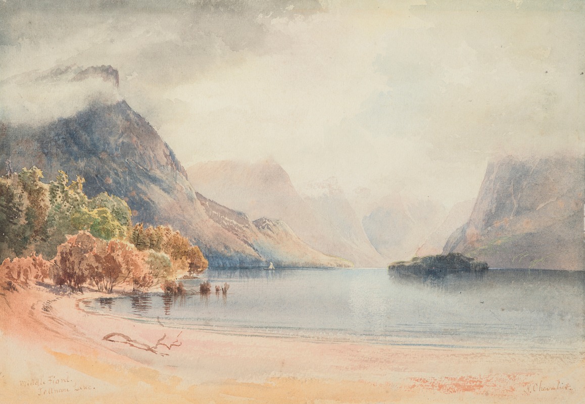 Nicholas Chevalier - Middle Fiord, Te Anau Lake