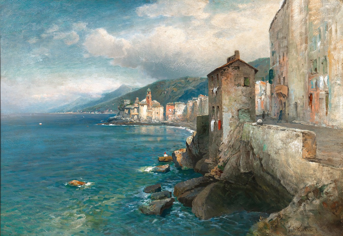 Nicolai Astudin - Strand von Camogli