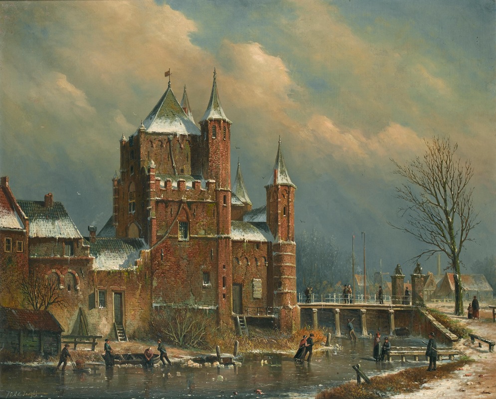 Oene Romkes De Jongh - The Amsterdam Gate at Haarlem