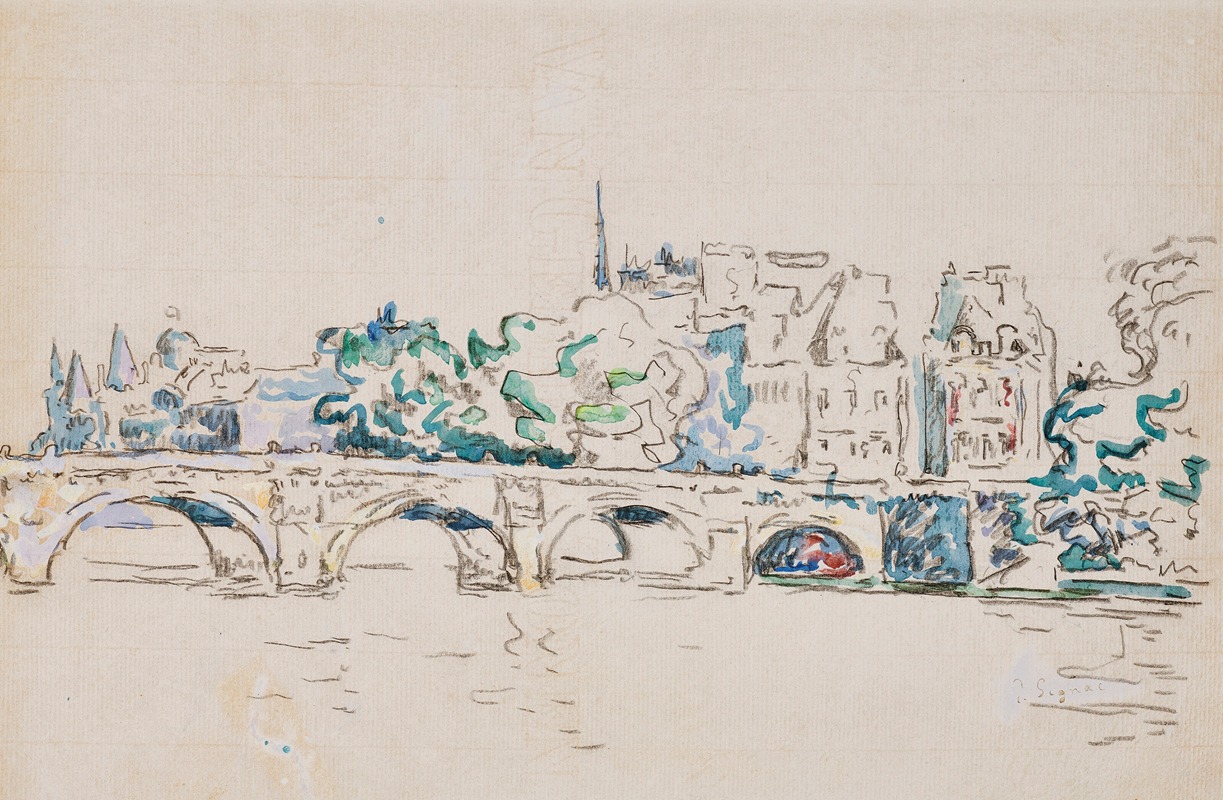 Paul Signac - Paris, Le Pont-Neuf