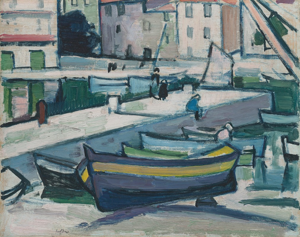 Samuel John Peploe - The Harbour, Cassis