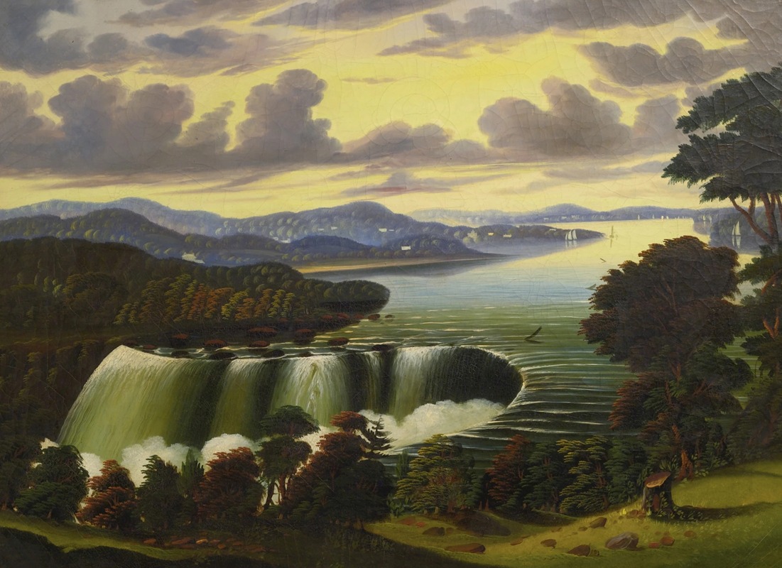 Thomas Chambers - Niagara Falls Viewed from Goat Island