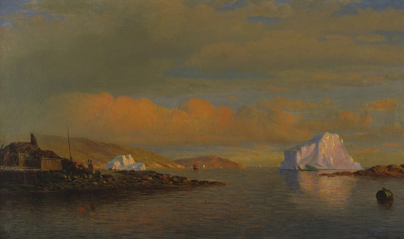 William Bradford - Arctic Sunset
