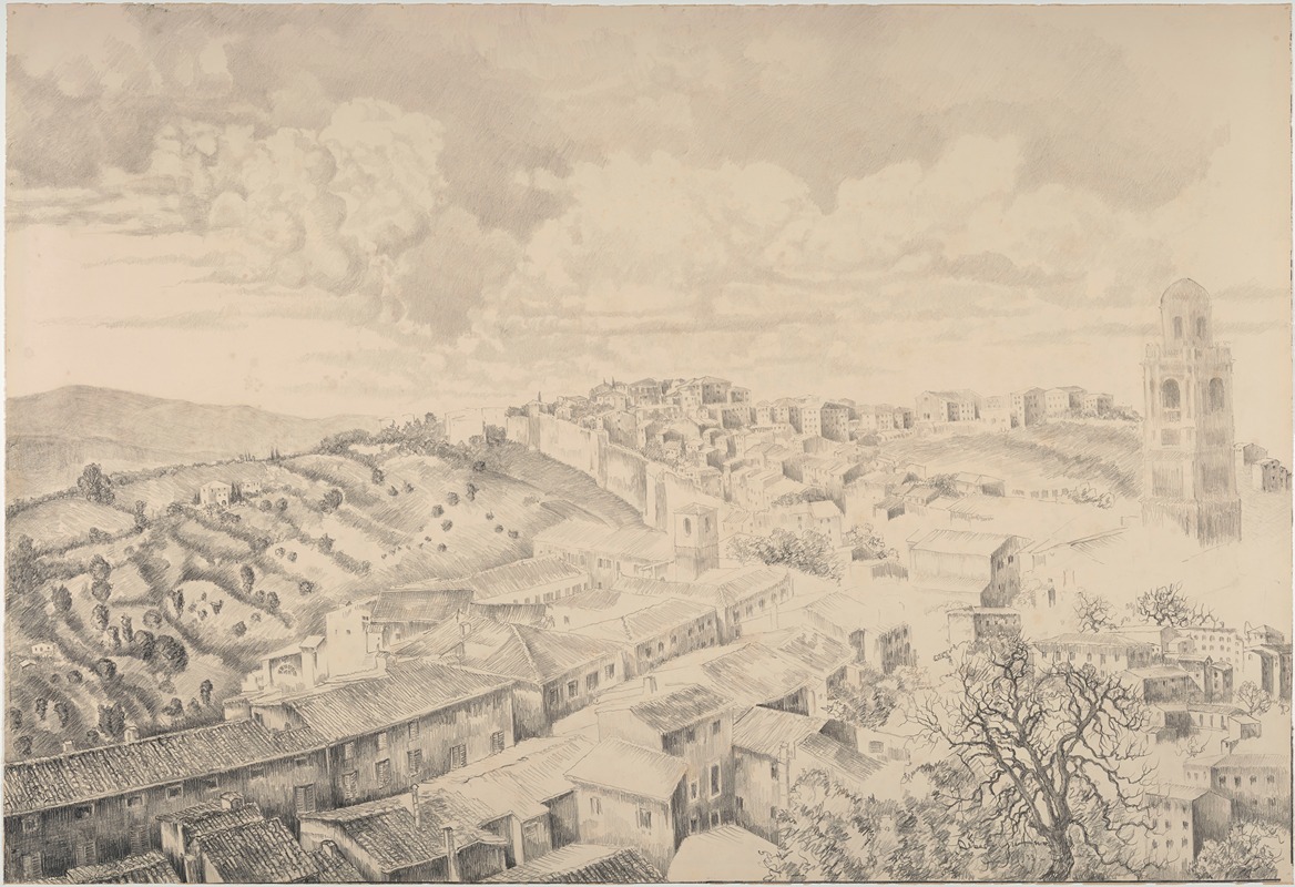 Alberto Tutino - Rooftops in Perugia