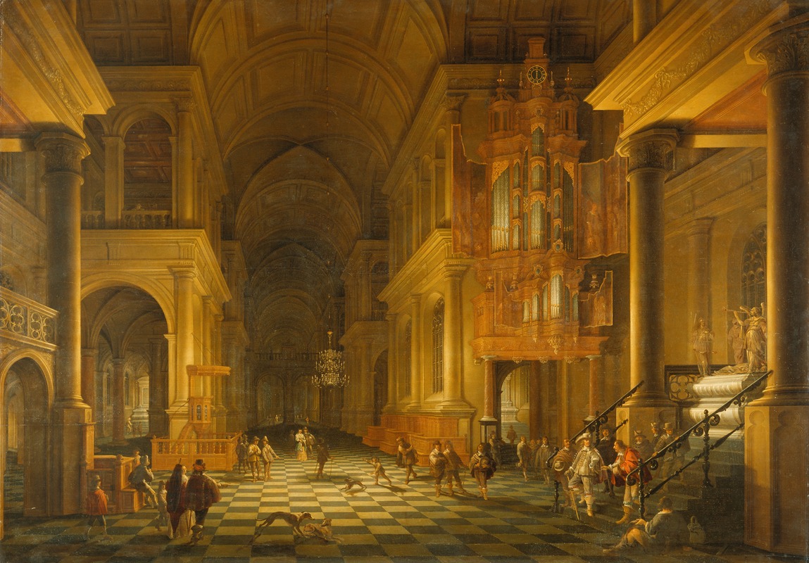 Anthonie de Lorme - Interior of a Church Built in the Late-Renaissance Style