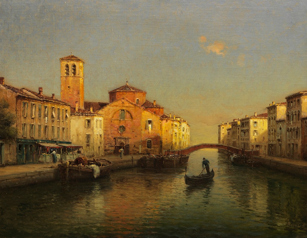 Antoine Bouvard - Venezianischer Kanal