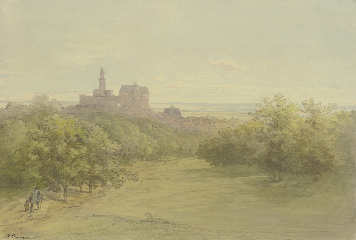 Anton Burger - View of Kronberg