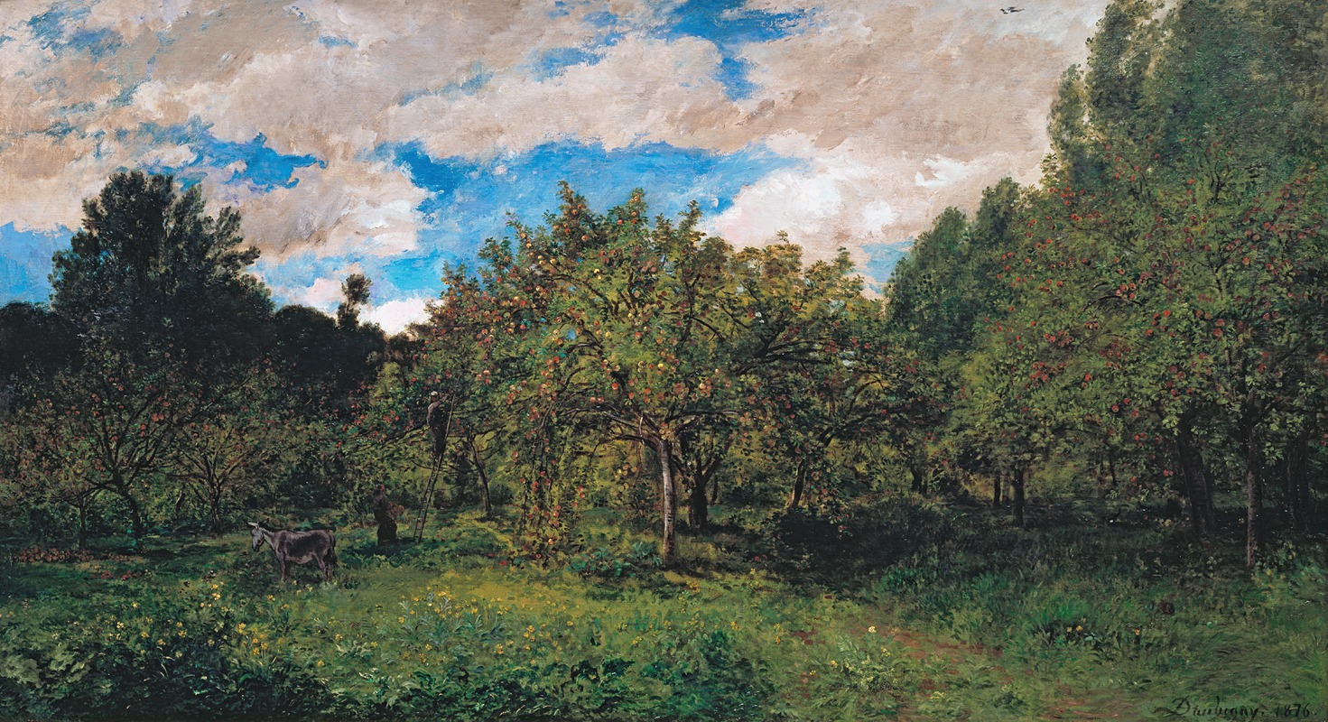 Charles François Daubigny - French Orchard at Harvest Time (Le verger)