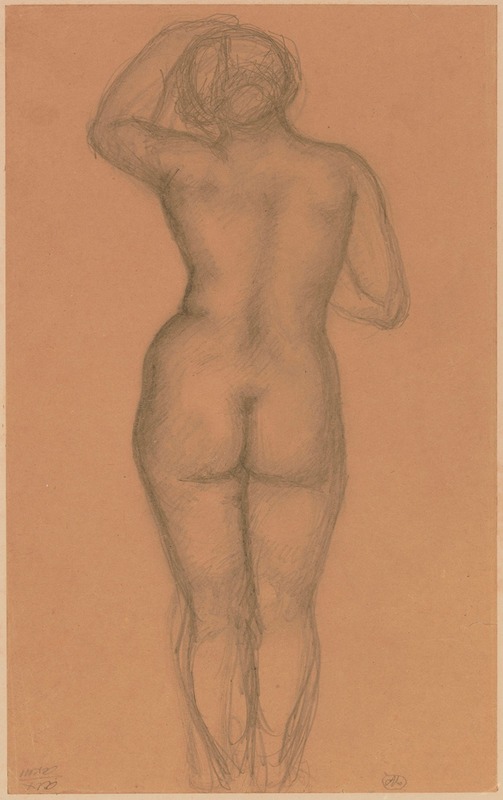 Aristide Maillol - Nude Seen from the Back