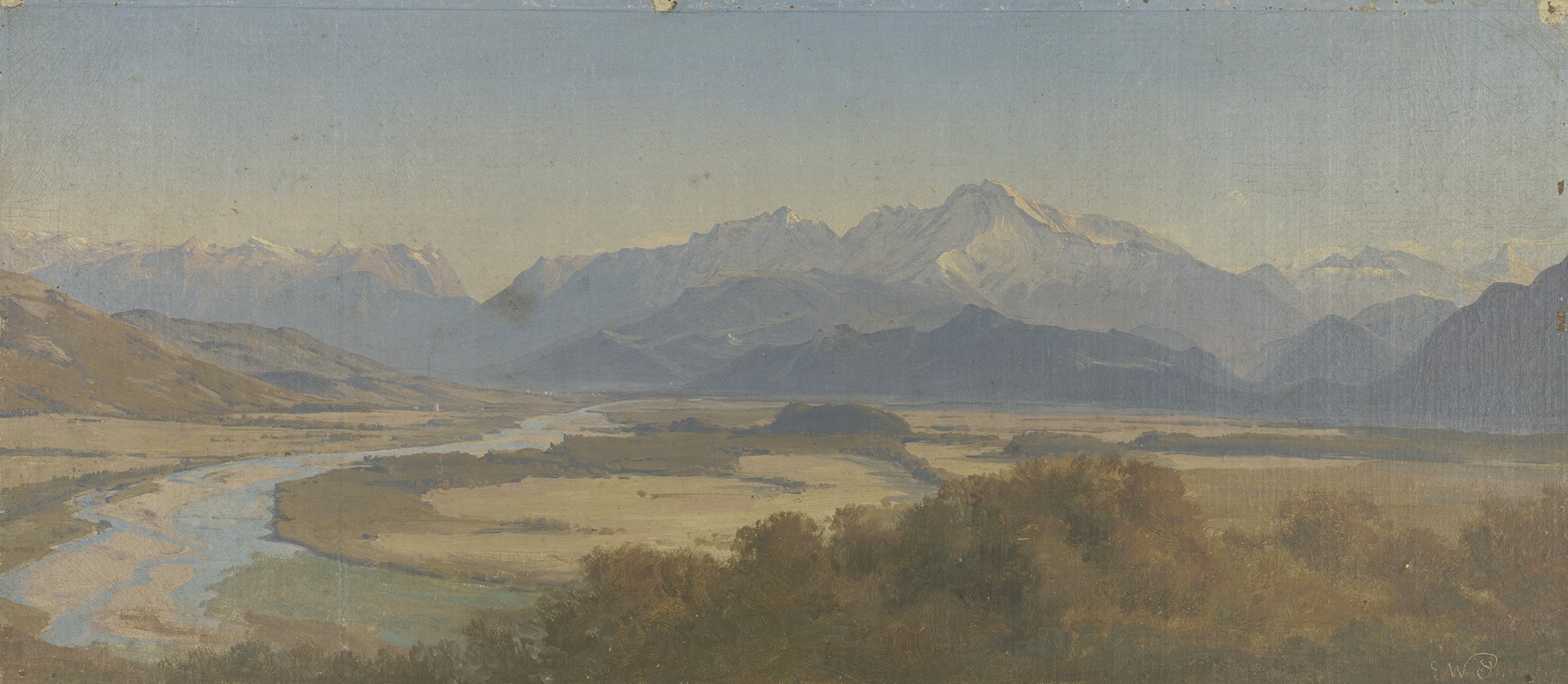 Eduard Wilhelm Pose - Mountainscape