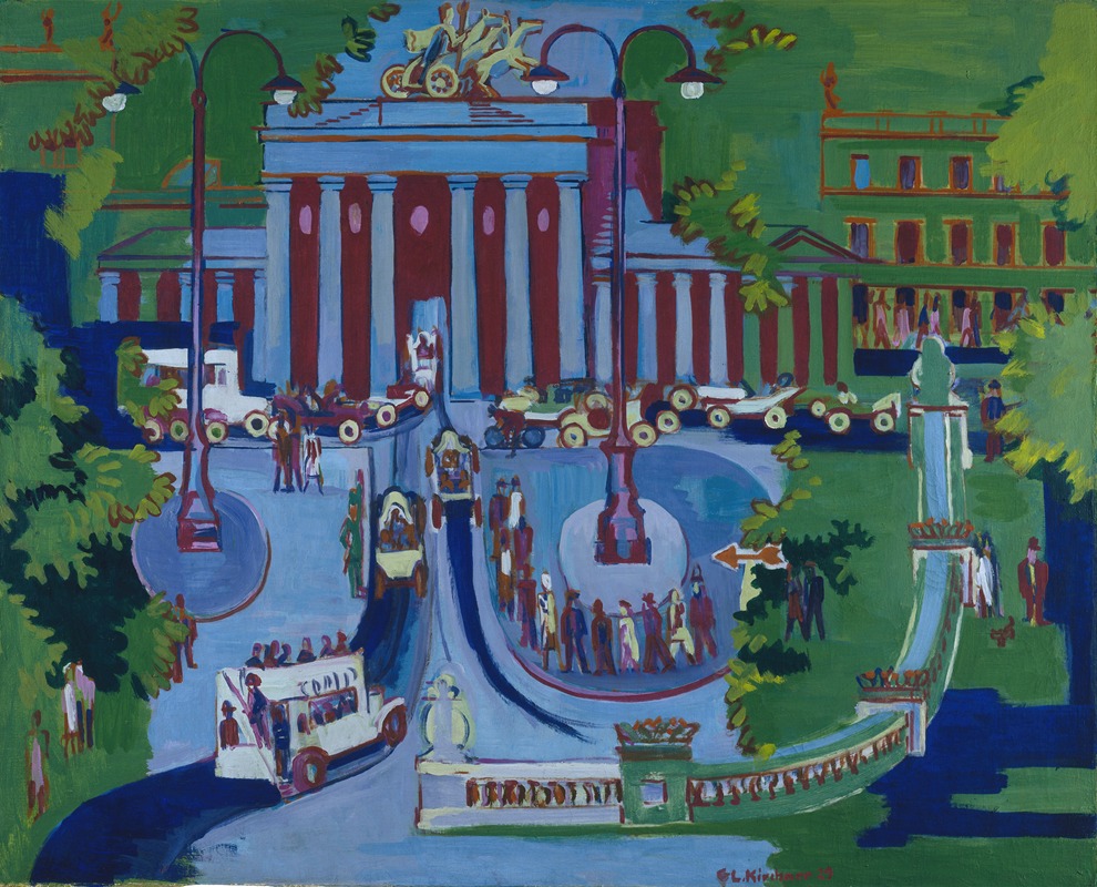Ernst Ludwig Kirchner - Brandenburg Gate