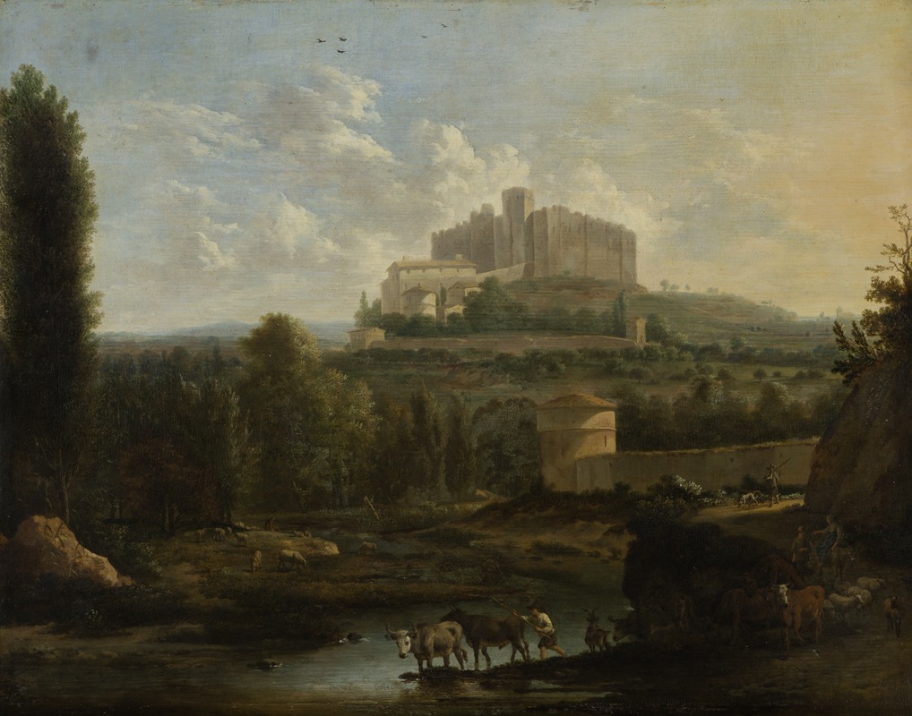 Frederik de Moucheron - Landscape with the Castle of Francheville