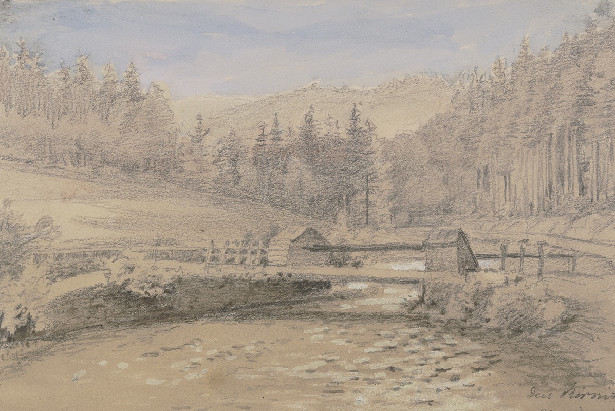 Friedrich Eugen Peipers - Das Kirnitzschtal bei Schandau