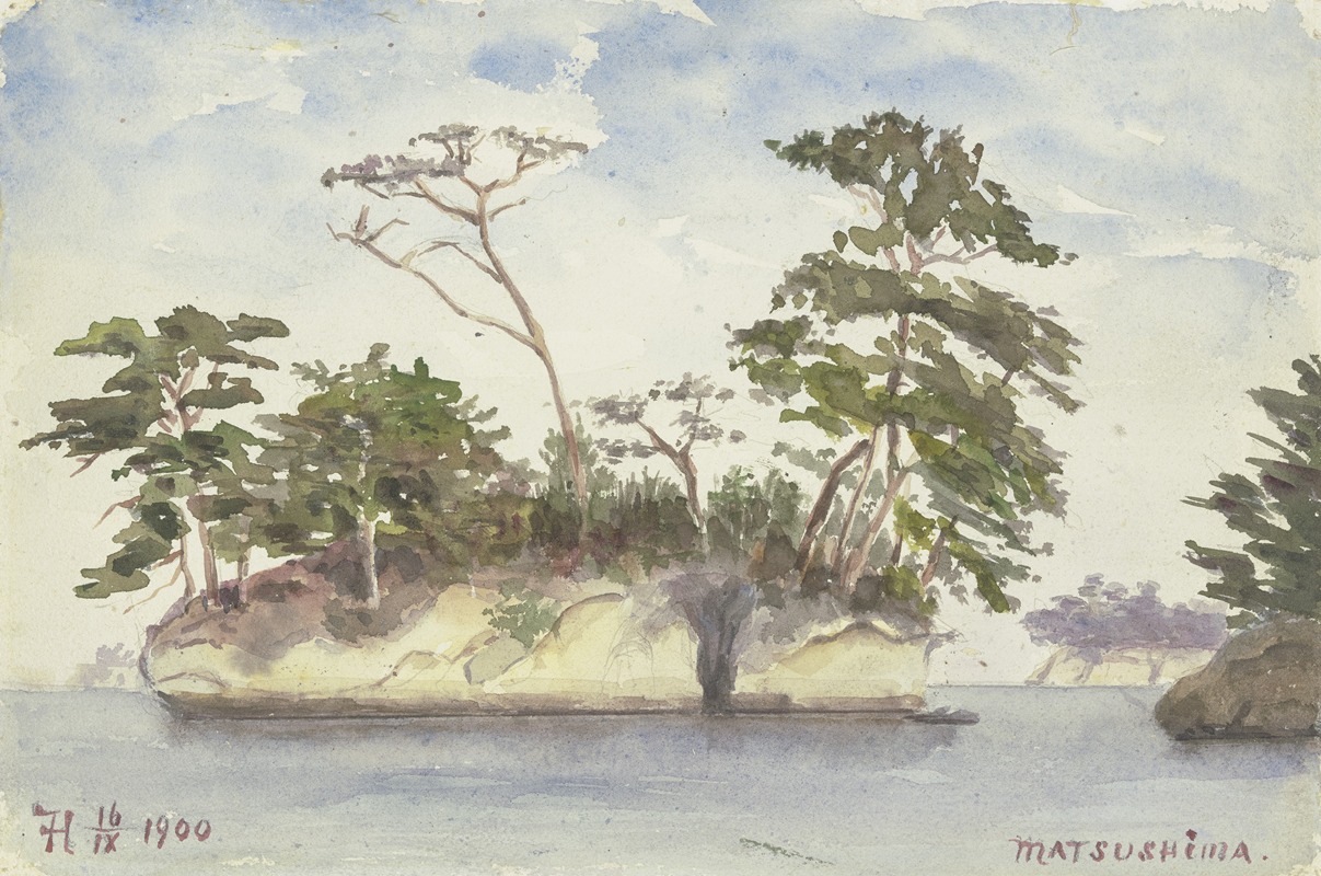 Fritz Hauck - Group of islands off Matsushima