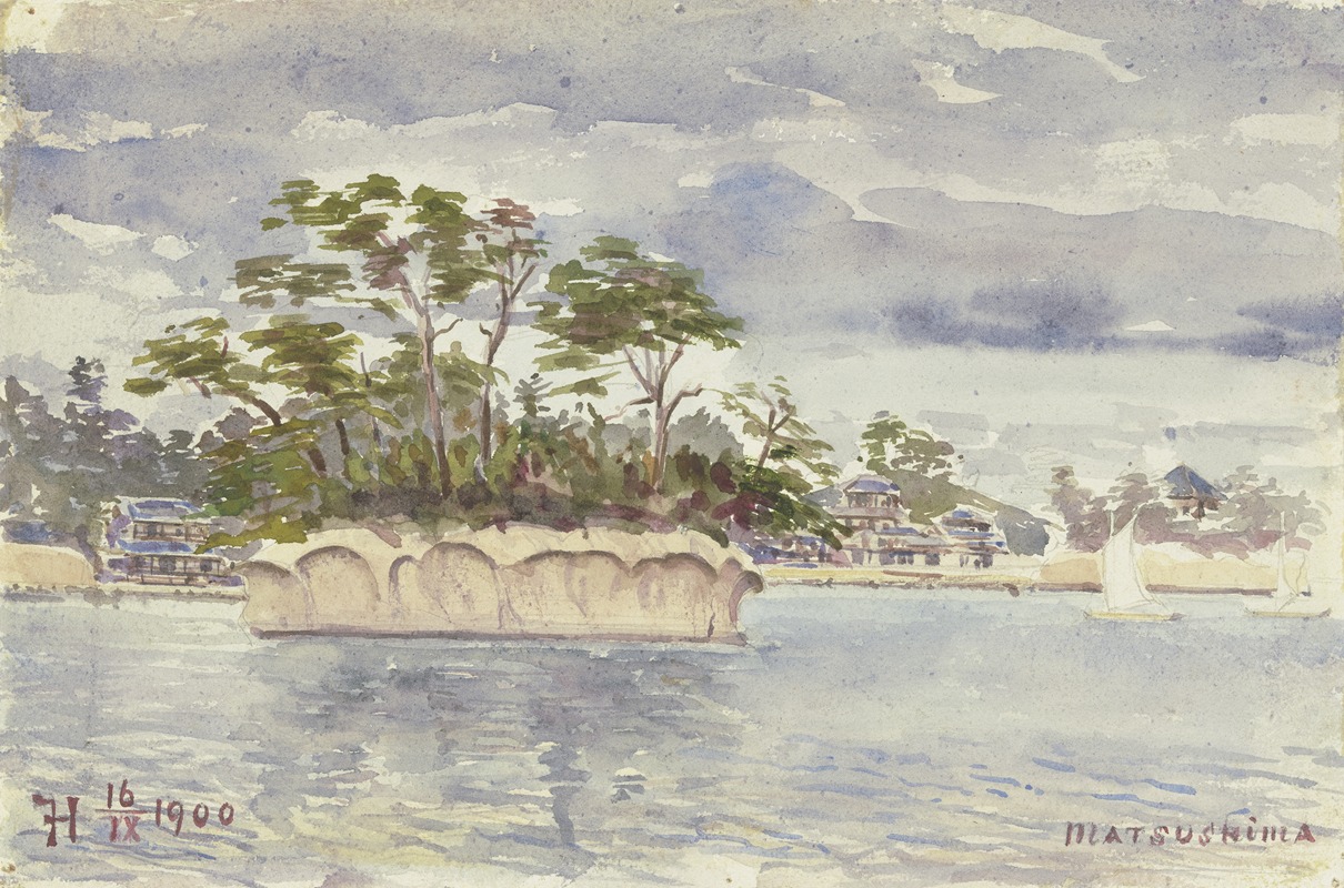 Fritz Hauck - Small island off Matsushima
