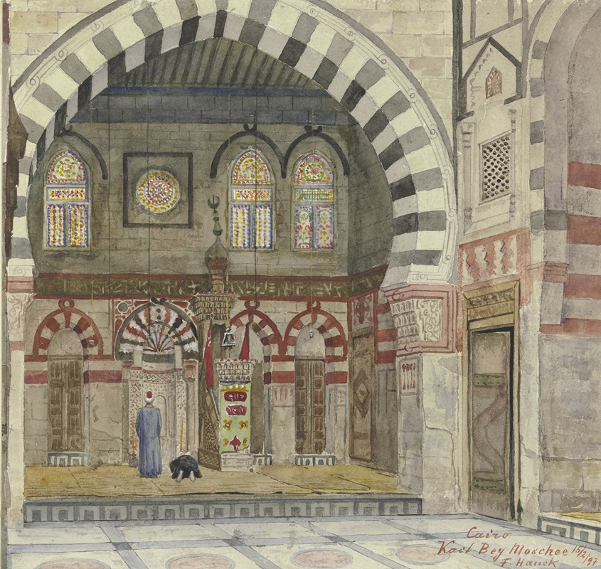 Fritz Hauck - Kait Bey Moschee in Kairo