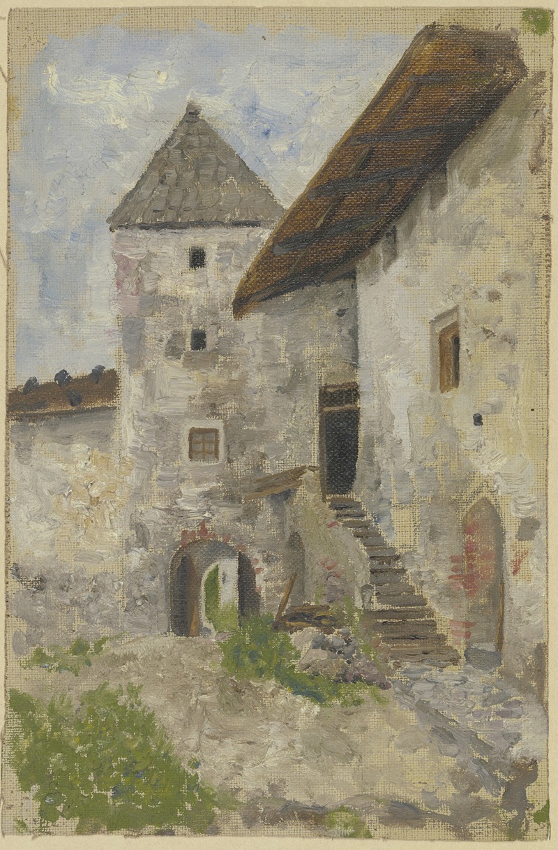 Fritz Hauck - Tower of a city wall