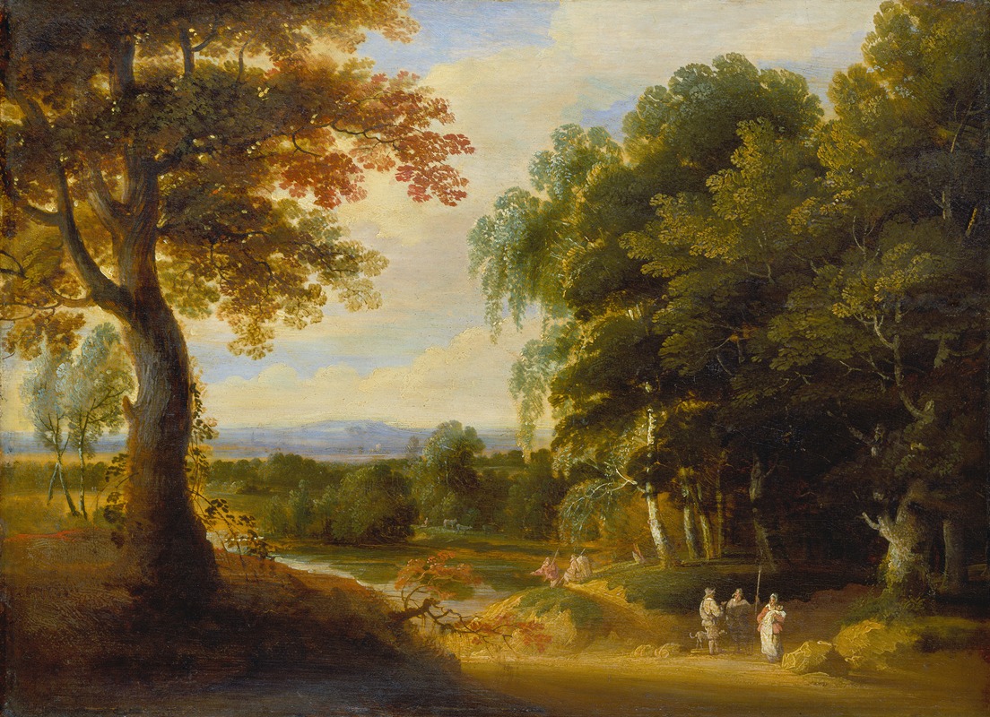 Jacques d'Arthois - Landscape with Entrance to a Forrest