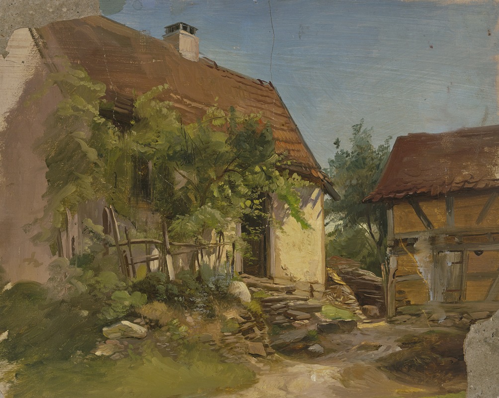Jakob Becker - Farm house.