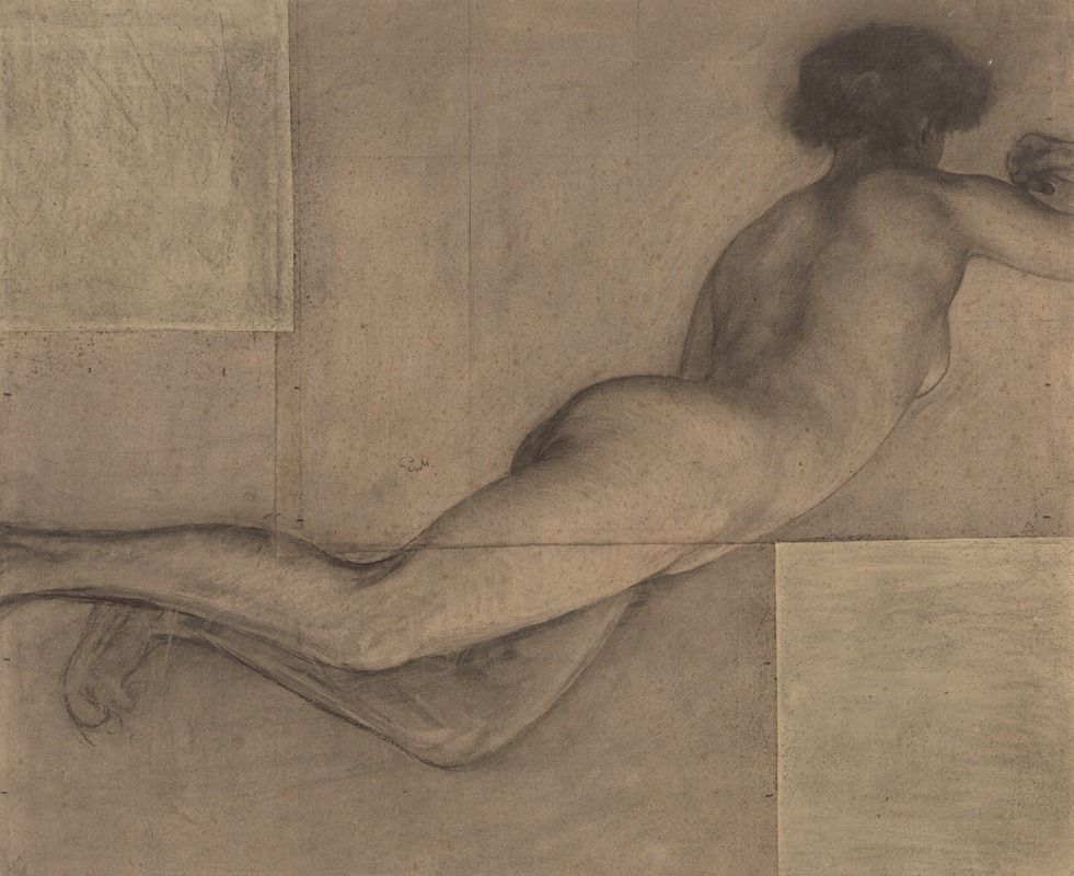 Charles Mertens - Figure Study