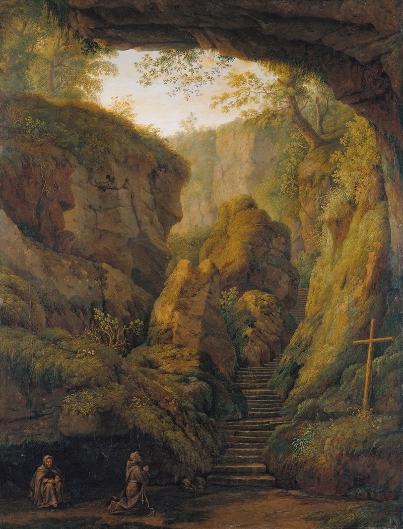Jakob Philipp Hackert - Saint Francis’ Grotto on Monte Verna
