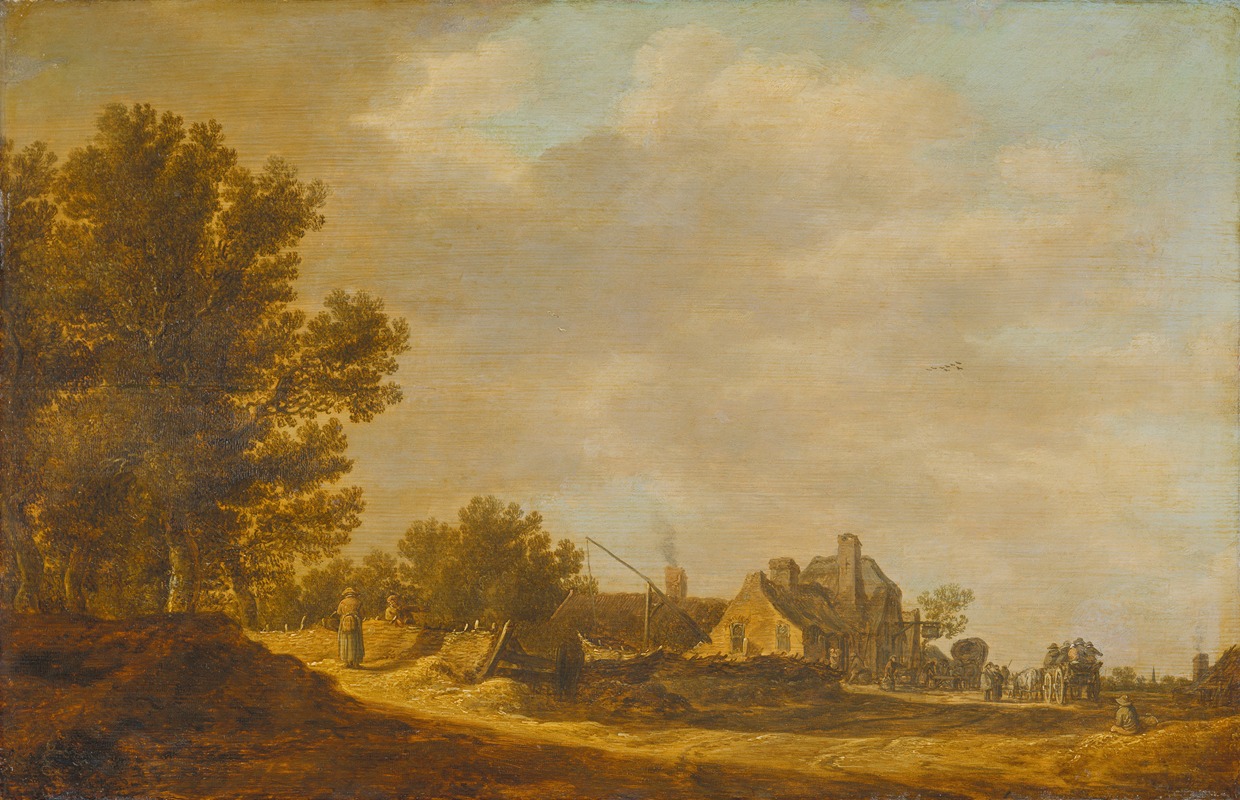Jan van Goyen - Landscape with Tavern