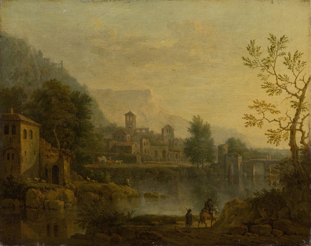 Jan van Huysum - Italian Landscape