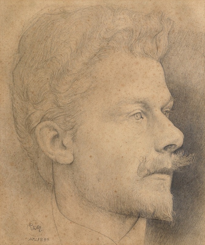 Charles Mertens - Self Portrait
