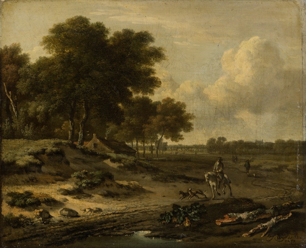 Jan Wijnants - Landscape with Rider