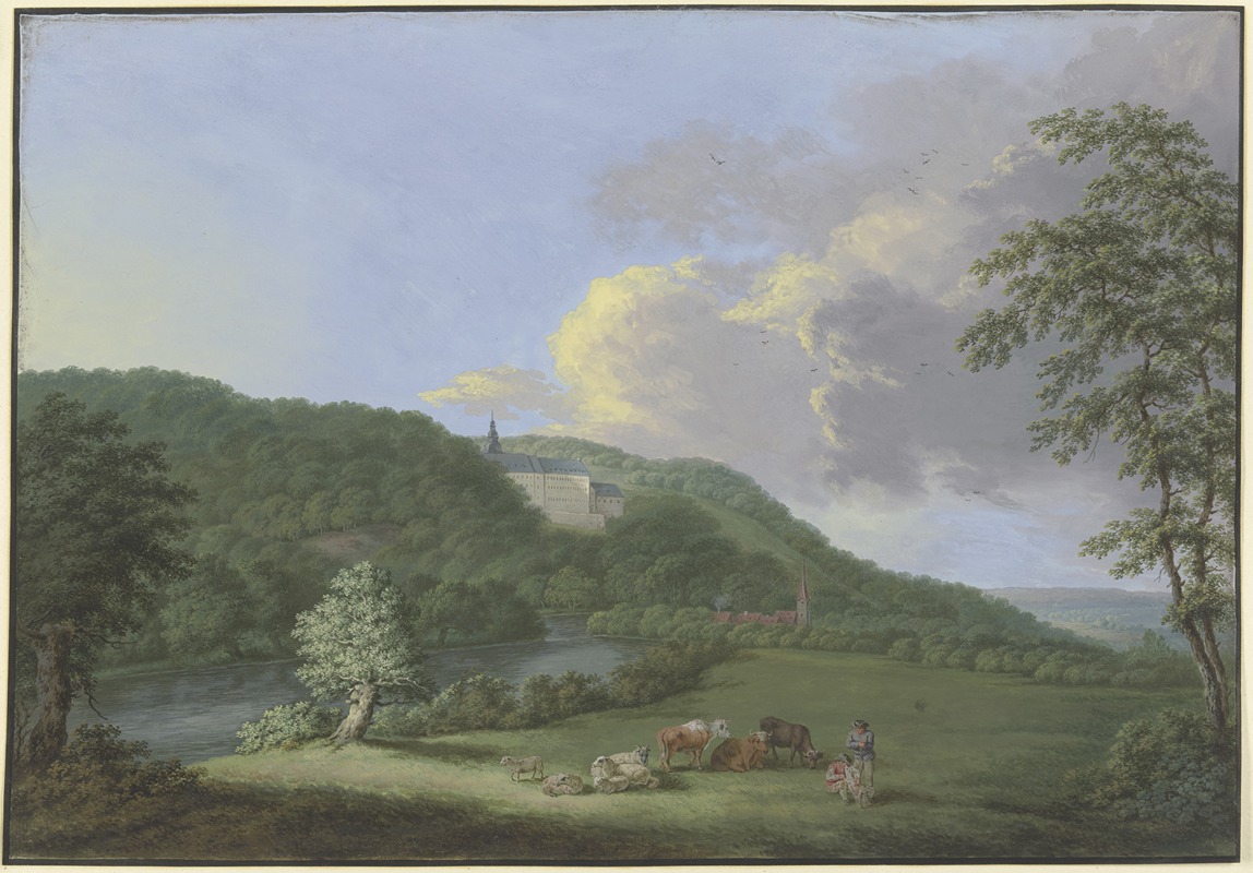 Johann Albrecht Friedrich Rauscher - The castle near Gera