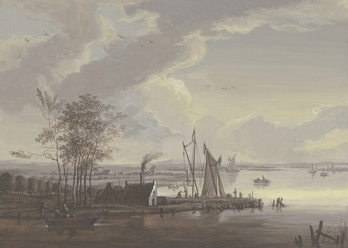Johann Friedrich Morgenstern - River scenery in the summer