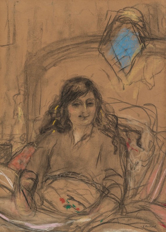 Édouard Vuillard - Étude pour La comtesse Anna de Noailles