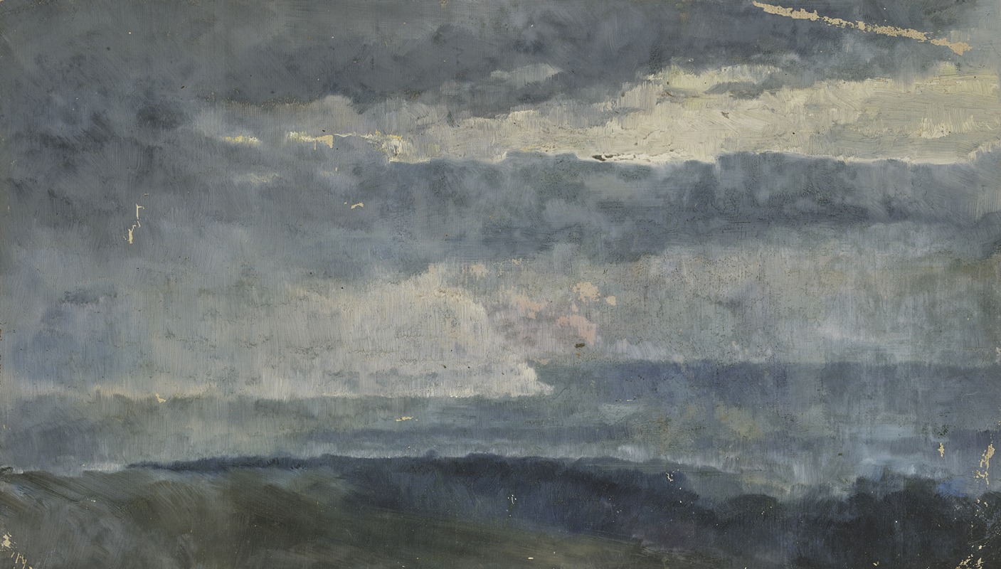 Louis Eysen - Oil study (clouds)