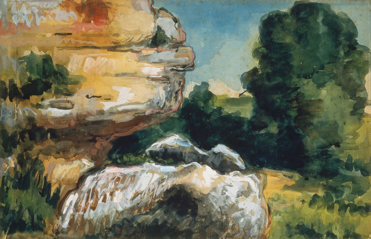 Paul Cézanne - Rocks