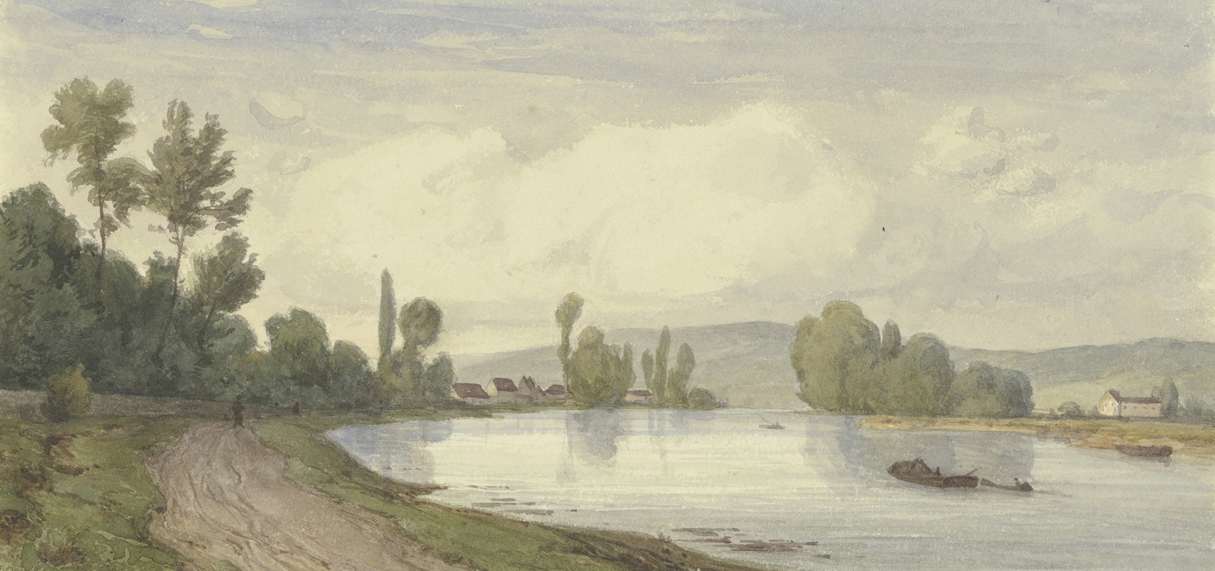 Peter Burnitz - Seine-Ufer bei Fontainebleau