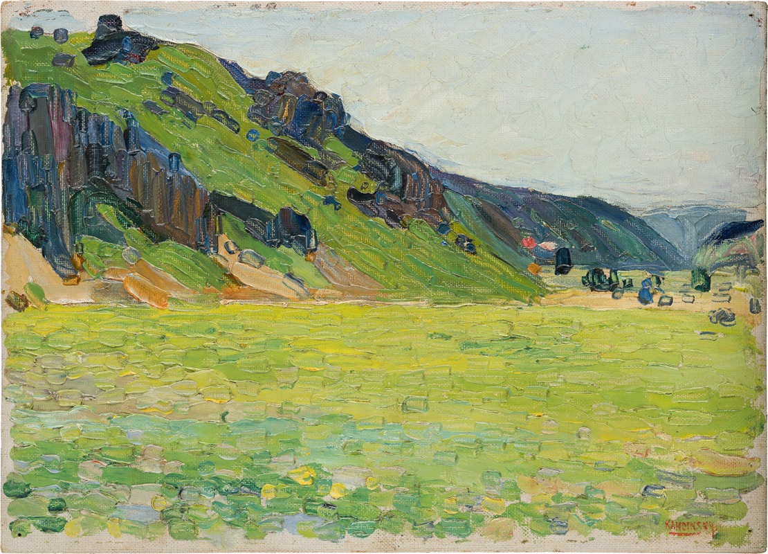 Wassily Kandinsky - Kallmünz—Light-Green Mountains