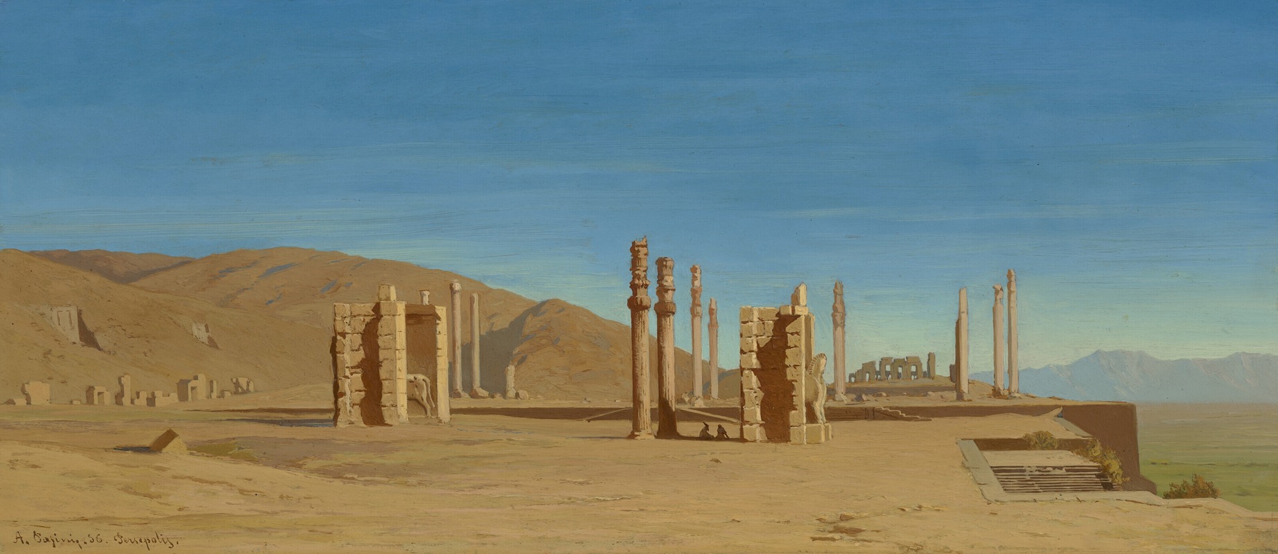 Alberto Pasini - The Ruins of Persepolis