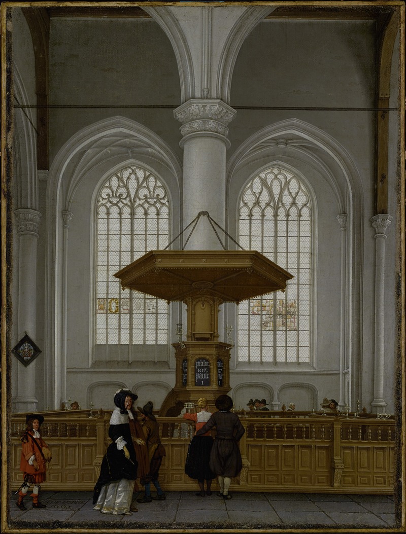 Anthonie de Lorme - Interior of the Laurenskerk at Rotterdam