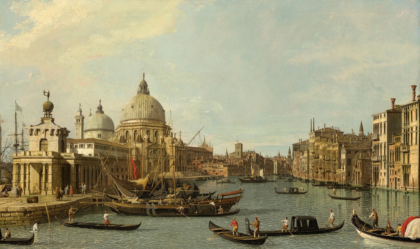 Canaletto - Venice; The Mouth of the Grand Canal from the East